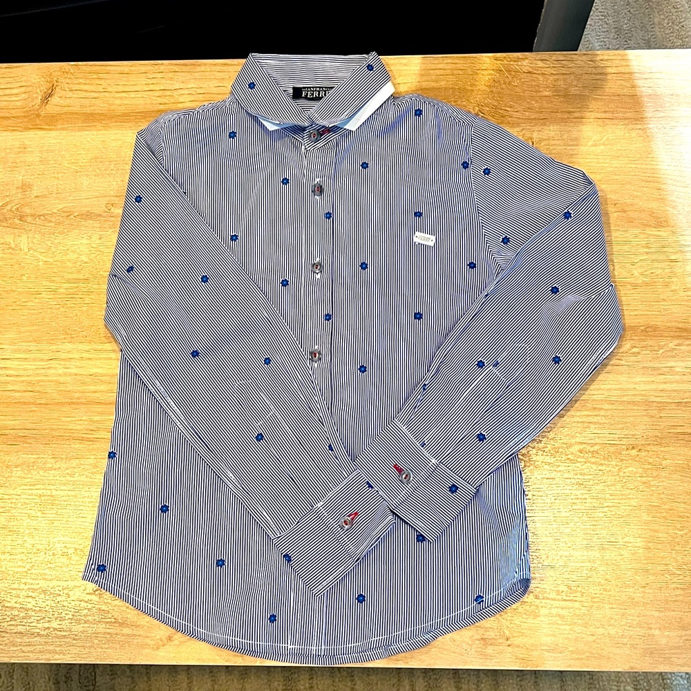 Gianfranco Ferre Boys Long-Sleeved Button DownShirt (5/6)